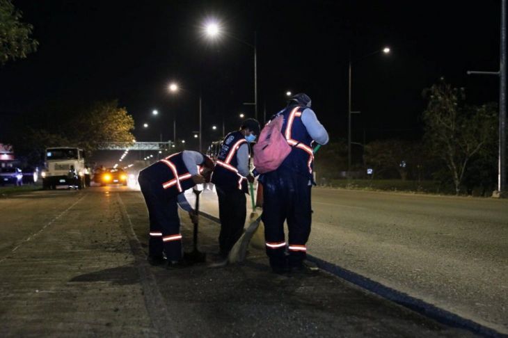 Arranca última etapa de obras de repavimentación en Periférico de Mérida
